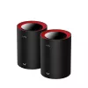 Sistema mesh Cudy M3000 Pack de 2 Dual-Band Wi-Fi 6 2402 Mbit/s Negro Rojo