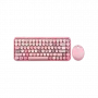 Perixx PERIDUO-713 rosa DE teclado inalámbrico, set de ratón alemán, QWERTZ rosa, rosa (11713)