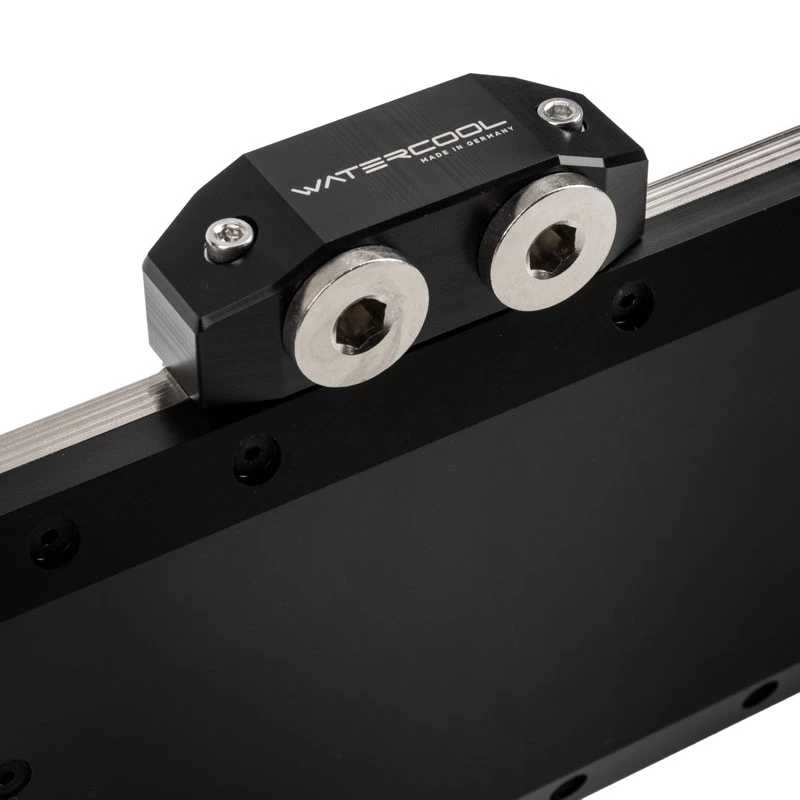 Watercool Disipador de agua fullcover para GPU Heatkiller IV para Radeon RX 5700 XT — parte superior de acetal con base de cobre niquelado