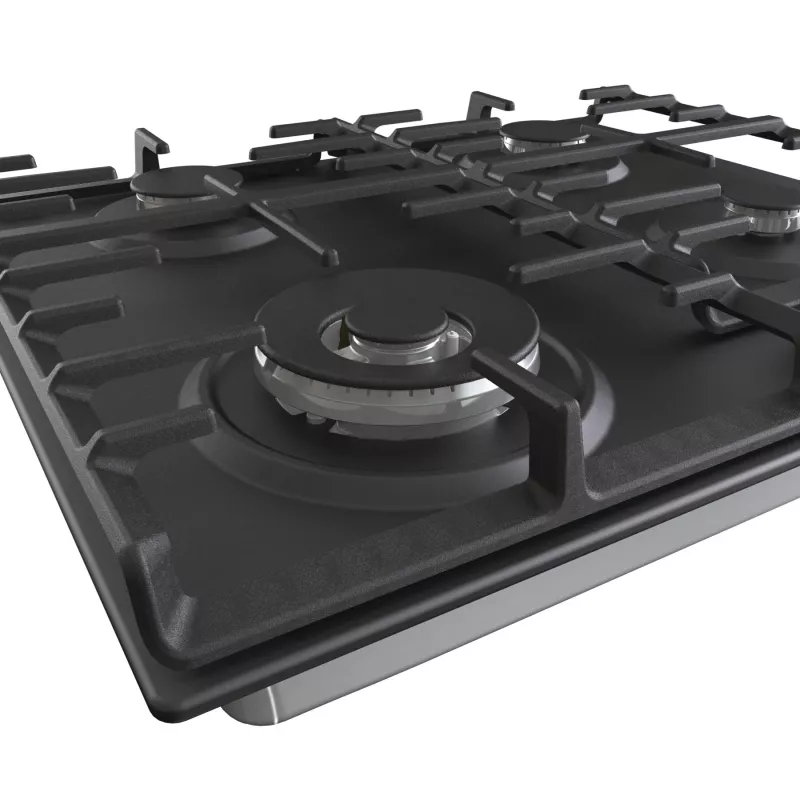 Gorenje Placa GW642AB gas número de quemadores/zonas 4 mandos giratorios negro