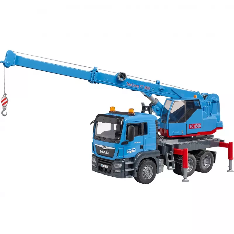 BRUDER MAN TGS Camión grúa Azul ABS 03771