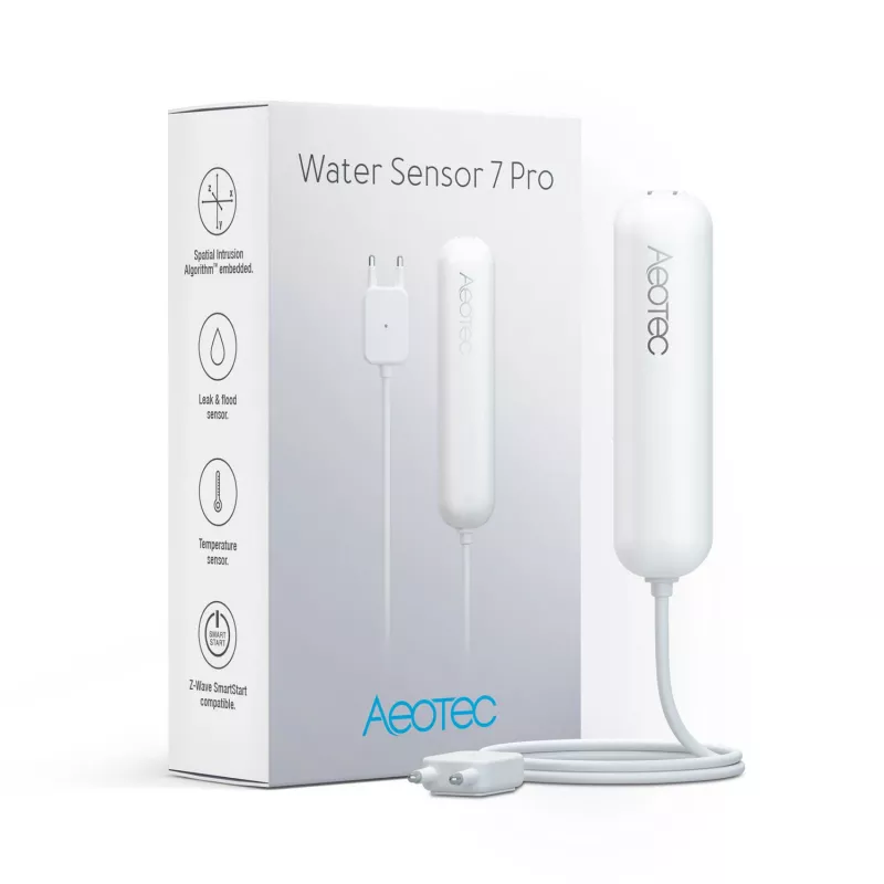 Sensor de agua AEOTEC Water Sensor 7 Z-Wave Plus detector de fugas AEOEZWA018