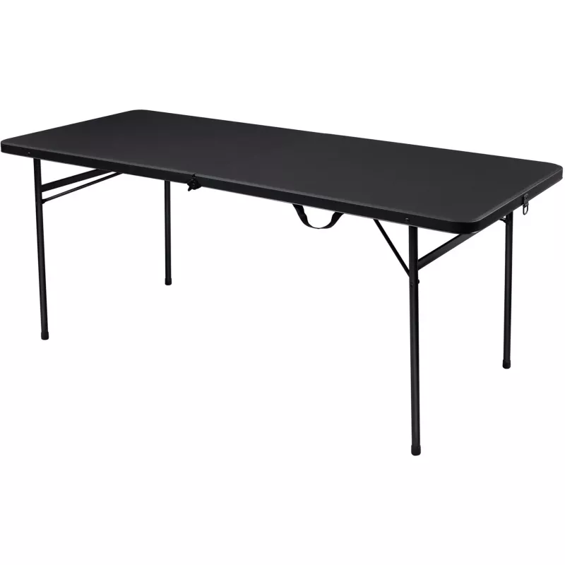 Mesa de camping Coleman 2199848 negra polipropileno acero 760 mm x 1830 mm