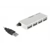 Hub USB DeLOCK 87445 4 puertos externo 480 Mbit/s blanco