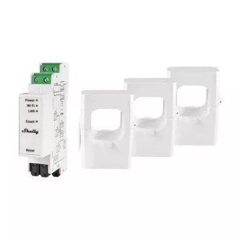 Medidor de coste energético de corriente alterna Shelly Pro 3EM-400A 400 A 50-60 Hz
