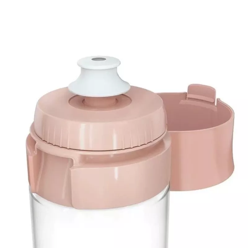 Botella filtrante BRITA Vital Peach 600 ml con filtros BRITA MicroDisc (5 discos)