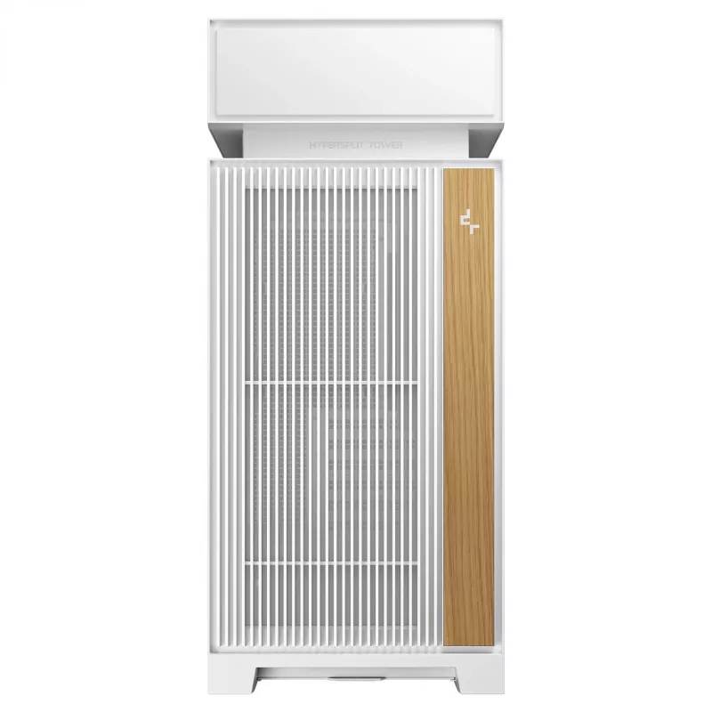 Caja de PC de sobremesa DeepCool CL6600 WH — blanca, compatible con fuentes ATX/PS2/SFX/SFX-L, 140 mm frontal, 120/140 mm superior/trasero, unidades de 2,5