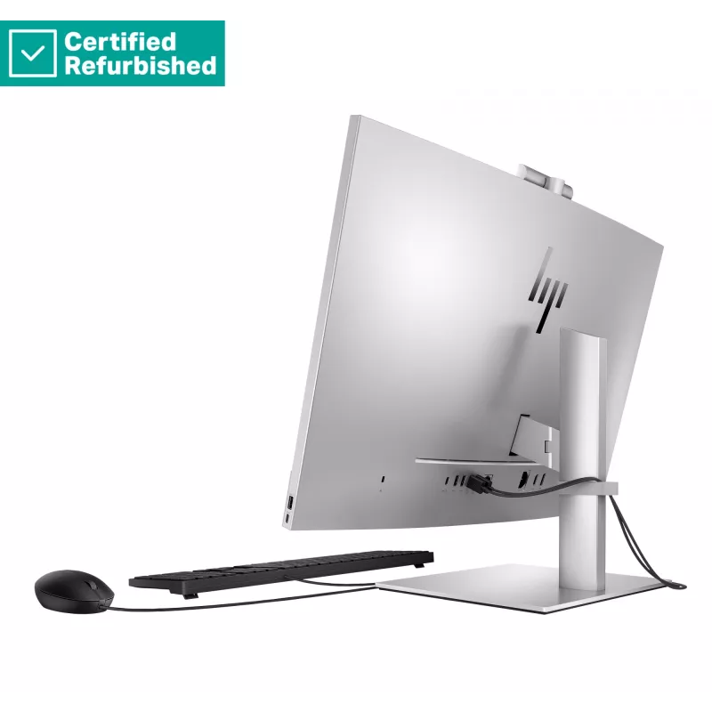RENEW SILVER HP Elite 870 G9 AIO All-In-One 27 - i7-14700, 16GB, 512GB SSD, 27 inch FHD Non-Touch AG, FPR, altura ajustable, ratón USB, Win 11 Pro, 1 año