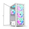 Caja de PC Montech X3 GLASS torre Midi blanca