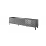 Mueble RTV ABETO 200x42x52 grafito/brillante