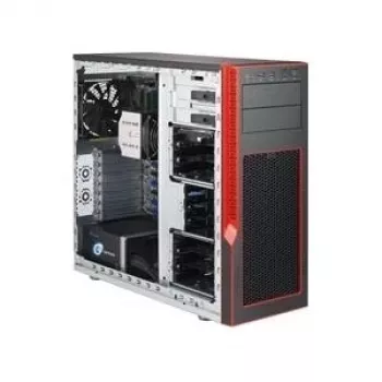Supermicro SYS-5039AD-T Intel Z170 Socket H4 (LGA 1151) torre Midi negra - roja PC/Workstation Barebone (SYS-5039AD-T)
