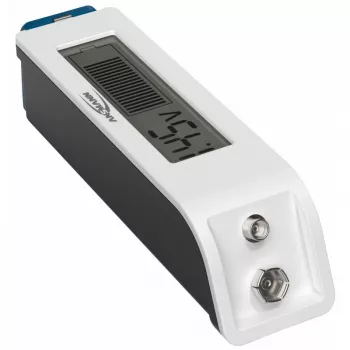 Comprobador de baterías universal Ansmann con pantalla LCD y gráfico de barras para baterías recargables/alcalinas