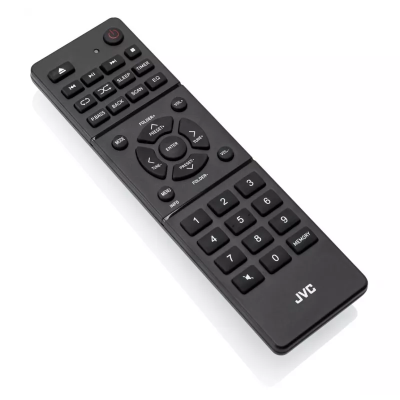 JVC RD-E874B Sistema de audio All-in-One, radio Internet/DAB+/FM, CD, Bluetooth, 20 W, negro