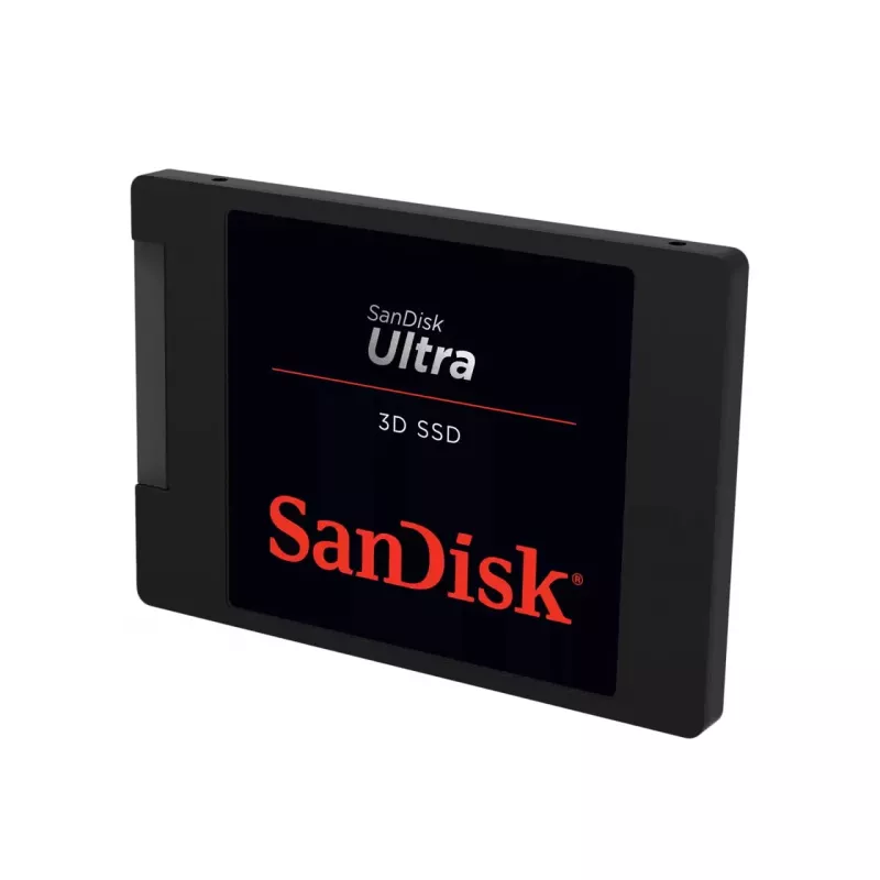SanDisk Ultra 3D - SSD - 500 GB - interno - 2,5 (6,4 cm) - SATA 6 Gbit/s (SDSSDH3-500G-G26)