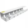 ROLINE Easy2Open Canaleta de cables, montaje bajo mesa, blanco, 44,9 cm