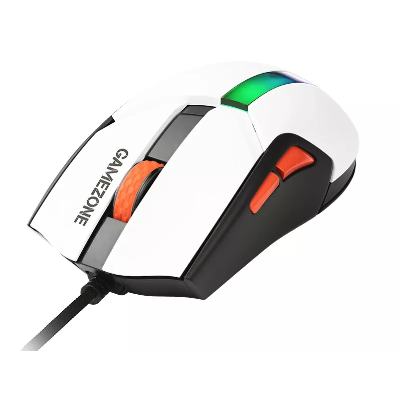 Ratón Tracer 47417 Gamezone Cool White RGB USB