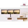 Soporte de sobremesa para monitor MACLEAN MC-691 para 3 monitores – regulable en altura e inclinable
