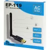 Adaptador USB Wi-Fi/Bluetooth INTER-TECH EP-119, Wi-Fi 5 (802.11ac) dual band 600 Mbit/s
