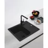 Grifo de cocina extraíble Franke Lina Black