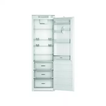 Whirlpool Frigorífico | WHSD18A013D1 | Clase de eficiencia energética E | Empotrable | Frigorífico sin congelador | Altura 177 cm | Volumen de refrigeración neto 306 L | Display | 30 dB | Acero inoxidable