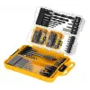 Set de DeWalt con 100 tornillos Pozidriv – juego de fijación, tamaños surtidos para aplicaciones en madera y metal