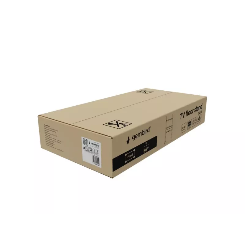 Soporte de TV Gembird TVS-86F-02 2,18 m negro 40 kg 55-86 pulgadas