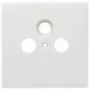 Tapa embellecedora para tomas Axing SZU 2-01 - medidas 80 x 80 mm compatible con BSD 963-xx (SZU 2-01)