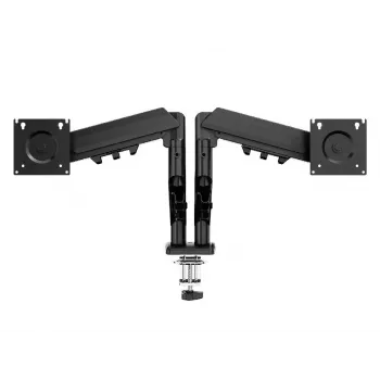 Soporte de monitor de doble brazo para escritorio TRACER TRAUCH47660 — brazos de metal ajustables, máx. 18 kg, VESA hasta 100×100, para pantallas de 13