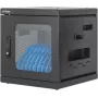 Armario de carga para portátiles Manhattan sobremesa mediante adaptador de CA (UE) 10 bahías, instalar el adaptador de CA (cable de alimentación) del dispositivo en la unidad, compatible con TODOS los portátiles (hasta 15,6