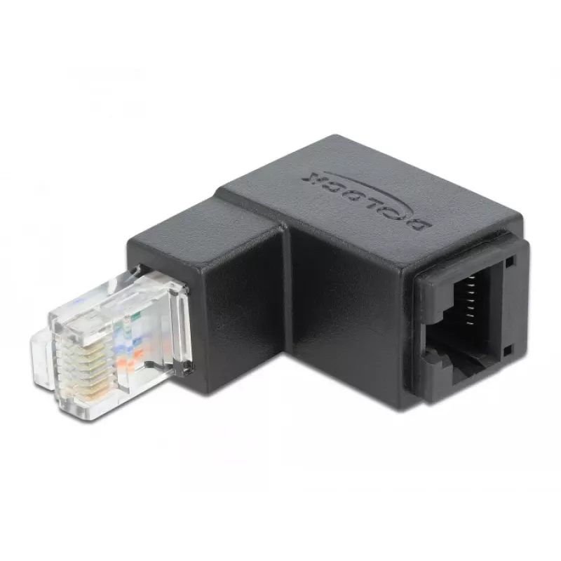 Adaptador RJ45 conector macho en ángulo hacia abajo DeLOCK 86423