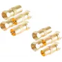 Conector coaxial ShiverPeaks BS15-301114 4 piezas