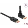 Cable DisplayPort DeLOCK 87054 8K 60Hz 1m en ángulo