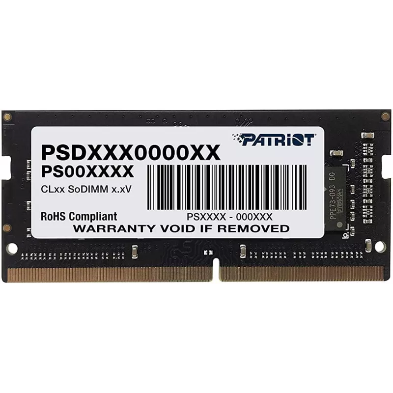 Módulo de memoria para portátil PATRIOT PSD48G213381S 8 GB DDR4 2133 MHz 260-Pin SO-DIMM 1,2V