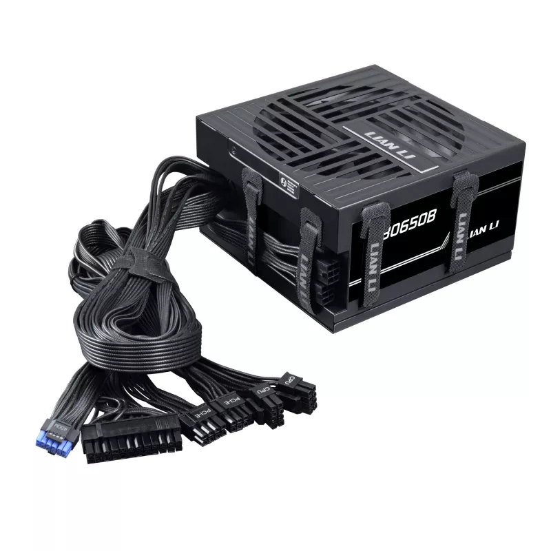 Fuente de alimentación Lian Li RB0650B.B 650 W ATX 24 pines, 80 PLUS Bronze, ventilador de 135 mm, negro