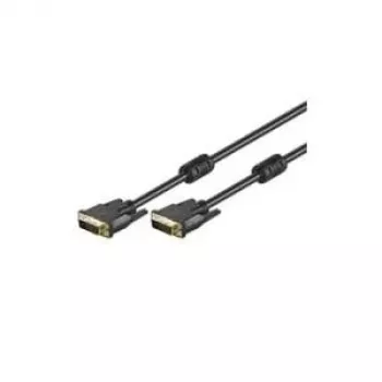 Wentronic Goobay Cable DVI-D FullHD Dual Link, negro, 3 m - 93111