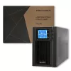 SAI (sistema de alimentación ininterrumpida) Qoltec 53042 de doble conversión (Online) 1 kVA 800 W 2 tomas de CA
