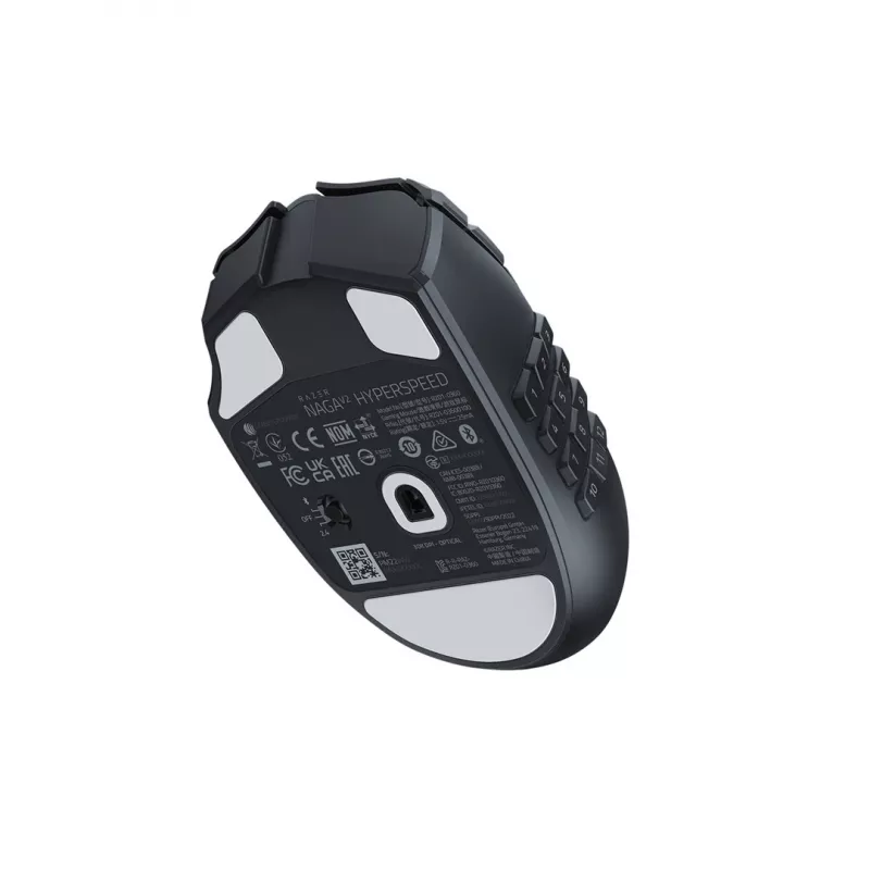 Razer Naga V2 HyperSpeed ratón gaming inalámbrico, negro