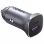 Ugreen 40858 cargador móvil universal aluminio mechero carga rápida coche