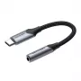 Adaptador de audio Vention BGJHA USB-C macho a jack de 3,5 mm hembra, cable de 0,1 m