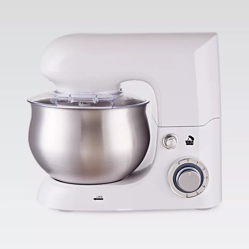 Batidora planetaria Maestro MR-559, vaso de acero inoxidable de 5,0 L, 2000 W, 6 velocidades, control giratorio