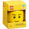 Room Copenhagen LEGO cabeza de almacenamiento «Boy» mini – caja de almacenamiento para piezas pequeñas y juguetes