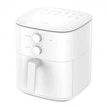 Freidora de aire Xiaomi MAF13 — 6 l, 1550 W, 12 programas, 80–200 °C, recipiente extraíble antiadherente, blanca