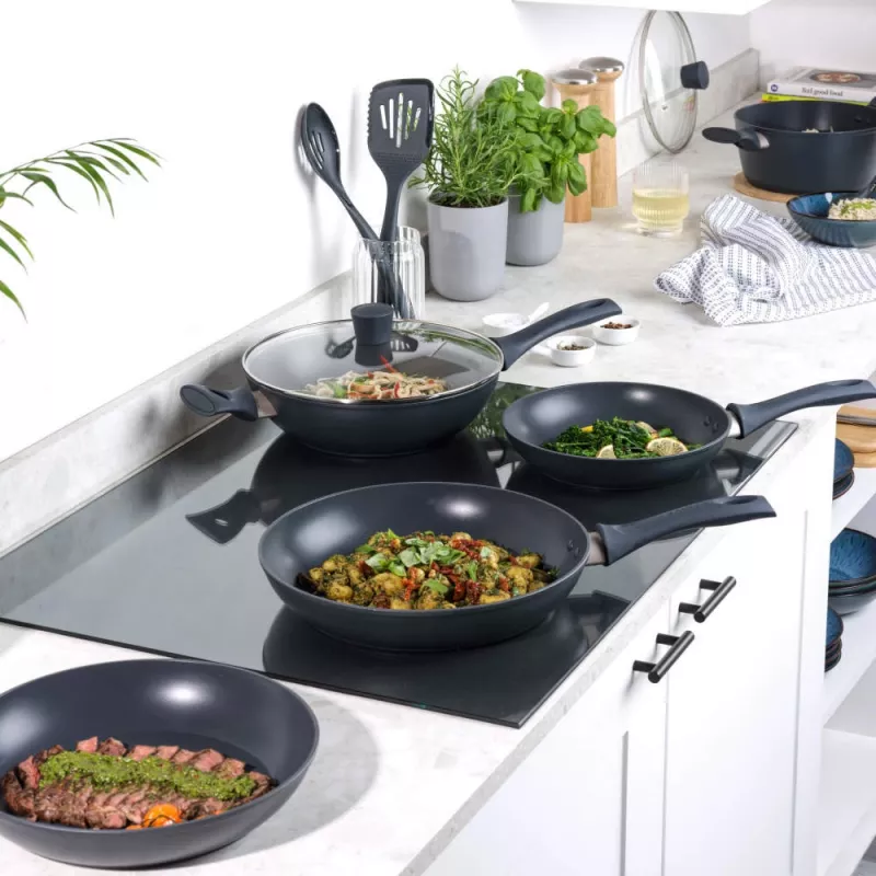 Wok Salter BW12267EU7 28 cm antiadherente, apto para inducción