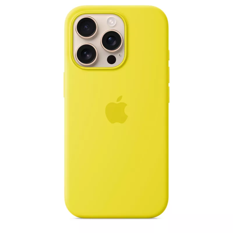 Funda de silicona con MagSafe para iPhone 16 Pro - Carambola