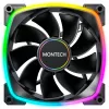 Ventilador de carcasa MONTECH RX140 PWM 140 mm ARGB Reverse-Blade - negro