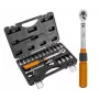 Neo Tools Llave dinamométrica bidireccional 1/4, 5-25NM, set de 21 piezas