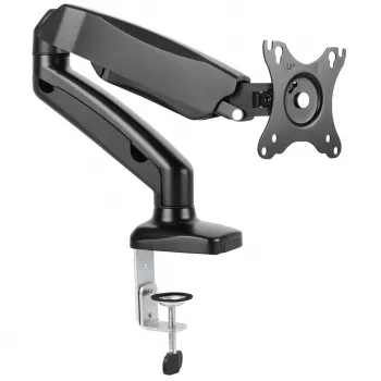 Soporte de monitor MONTIS MT014 para 1 pantalla, montaje en mesa, ajuste de altura por gas, para pantallas hasta 81,3 cm (32