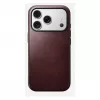 Funda para móvil Nomad Modern Leather Case para iPhone 17 Pro, cuero + TPU + PC, compatible con pantalla de 16 cm (6,3
