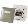 Toma de red 2 x RJ-45 ShiverPeaks 74280-GR – Cat6a, 500 MHz, carcasa de metal, gris/plata