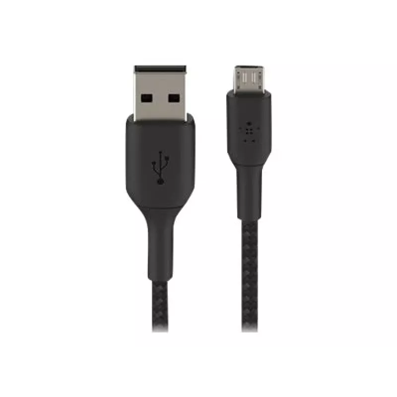 Cable USB Belkin CAB007bt1MBK 1 m USB-A Micro-USB-A negro